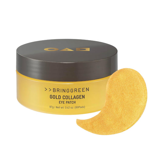 Gold Collagen Eye Patches 60 Count, Hydrating Firming under Eye Mask for Dark Circles & Puffiness